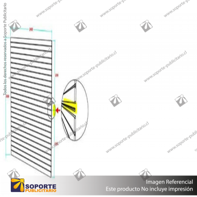 100MM PITCH SLATWALL PANELS
