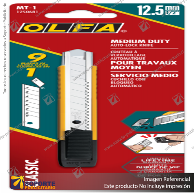 12.5MM MT-1 MEDIUM DUTY AUTO-LOCK KNIFE VARIATION: DEFAULT TITLE