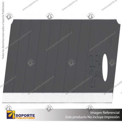 12.5MM MTBB-10B MEDIUM DUTY BLACK SNAP BLADES, 10PK VARIATION: DEFAULT TITLE