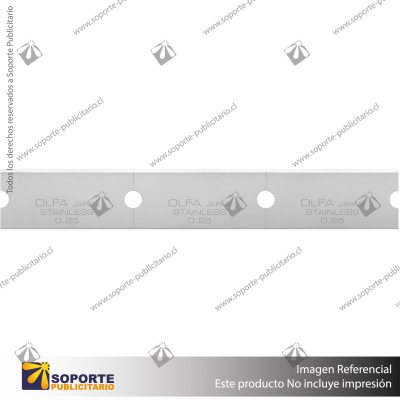 120MM GSB-1S STAINLESS STEEL GLASS SCRAPER BLADE - 30 PACK VARIATION: DEFAULT TITLE