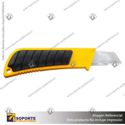 18MM L-2 CLASSIC HEAVY-DUTY UTILITY KNIFE WITH RUBBER INSET VARIATION: DEFAULT TITLE