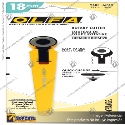 18MM RTY-4 QUICK-CHANGE ROTARY CUTTER VARIATION: DEFAULT TITLE