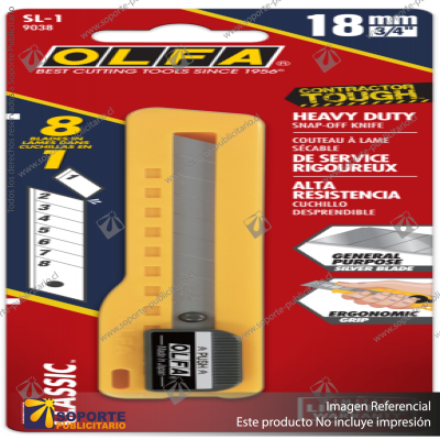 18MM SL-1 BASIC SLIDE-LOCK UTILITY KNIFE VARIATION: DEFAULT TITLE