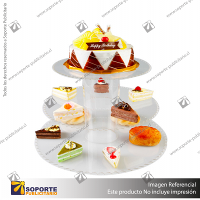 3-TIER DESSERT STAND