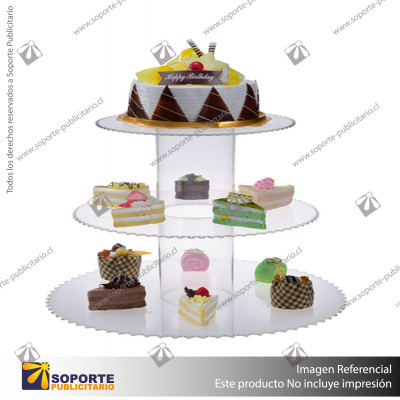 3-TIER DESSERT STAND