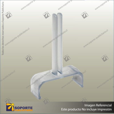 3MM CARD & SIGN HOLDER CLIP - 60MM WIDE GONDOLAS