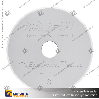 45MM TUNGSTEN STEEL ENDURANCE ROTARY BLADE, 1 OR 2 PACK VARIATION: 1PK