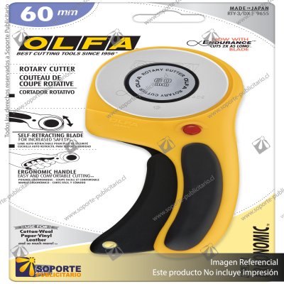 60MM RTY-3/DX ERGONOMIC ROTARY CUTTER VARIATION: DEFAULT TITLE