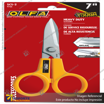 7-INCH SCS-2 SERRATED-EDGE STAINLESS STEEL SCISSORS VARIATION: DEFAULT TITLE