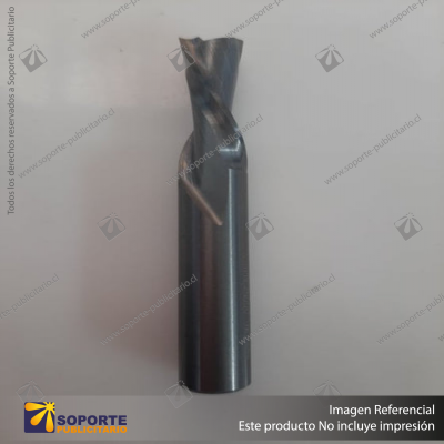 9.5MM SOLID CARBIDE DOUBLE FLUTE SPIRAL CUTTER - 9.5UPCUT (UP CUT)