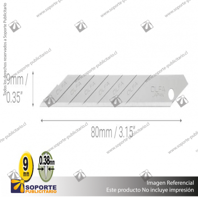 9MM SAC-1 STAINLESS-STEEL GRAPHICS KNIFE WITH 30-DEGREE PRECISION BLADE VARIATION: DEFAULT TITLE