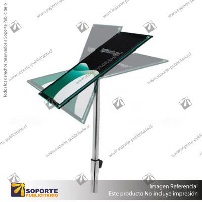 A3 FLOOR STAND WITH EXTENSION POLE, BLACK