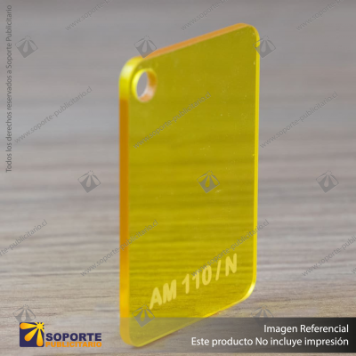 ACRILICO CAST AMARILLO AM110/N 3 X 1220 X 2440
