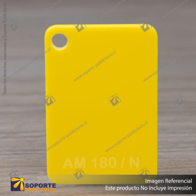 ACRILICO CAST AMARILLO AM180/N 3 X 1000 X 2000