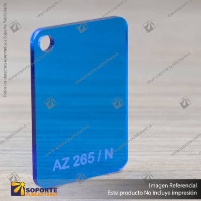 ACRILICO CAST AZUL AZ265/N 3 X 1220 X 2440
