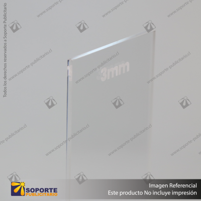 ACRILICO CAST CRISTAL CR000/N 3 X 1820 X 2420