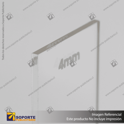 ACRILICO CAST CRISTAL CR000/N 4 X 1220 X 2440