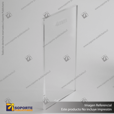 ACRILICO CAST CRISTAL CR000/N 4 X 1220 X 2440