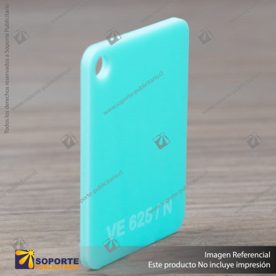 ACRILICO CAST EMPAVONADO CLEAR/002 3 X 1220 X 2440