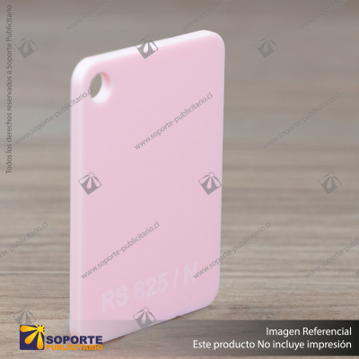 ACRILICO CAST ROSA RS825/N 3 X 1000 X 2000