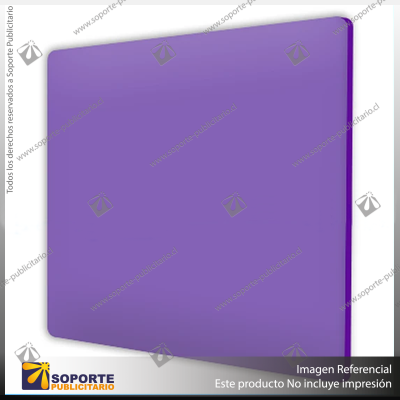 ACRILICO COLOR PURPLE CLEAR 2MM