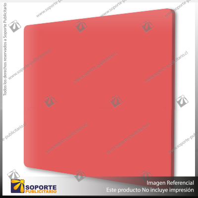 ACRILICO COLOR RED CLEAR 3MM