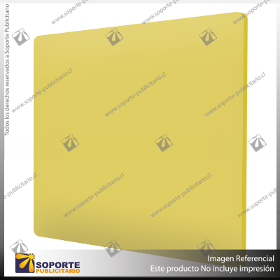 ACRILICO COLOR YELLOW CLEAR 3MM
