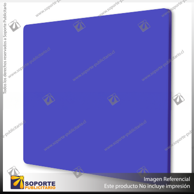 ACRILICO DESIGN CLEAR ELECTRIC BLUE NOVO 3MM