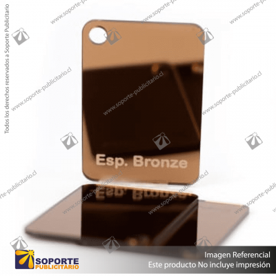 ACRILICO ESPEJO BRONCE 3 X 1220 X 2440