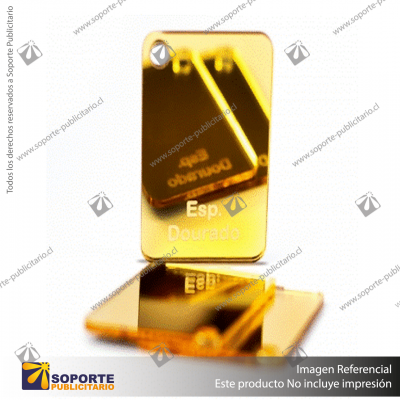 ACRILICO ESPEJO DORADO 3 X 1220 X 2440
