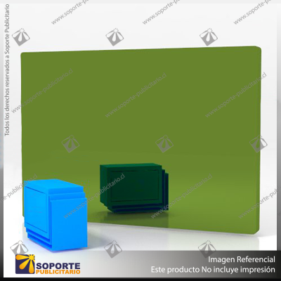 ACRILICO ESPEJO GREEN NOVO 1MM - RETIRO TRADICIONAL