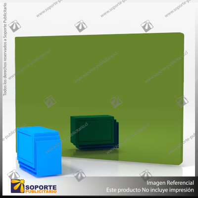 ACRILICO ESPEJO GREEN NOVO 1MM - RETIRO TRADICIONAL