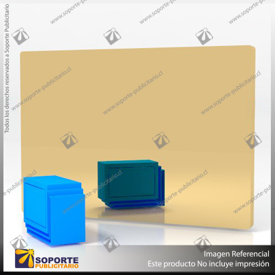 ACRILICO ESPEJO LIGHT GOLD NOVO 2MM - RETIRO TRADICIONAL