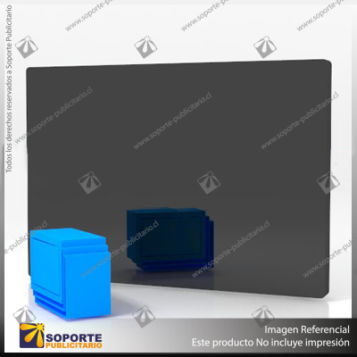 ACRILICO ESPEJO STEEL GRAY NOVO 2MM - RETIRO TRADICIONAL