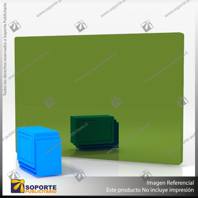 ACRILICO ESPEJO VERDE 3MM - RETIRO TRADICIONAL