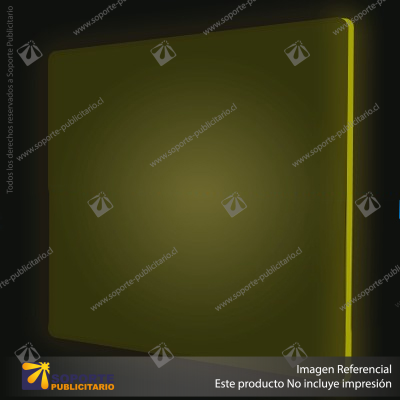 ACRILICO FLUORESCENTE YELLOW CLEAR NOVO 3MM