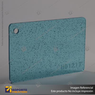 ACRILICO GLITTER CLEAR LIGHT BLUE NOVO 3MM