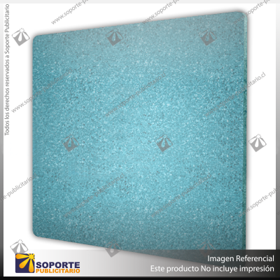 ACRILICO GLITTER CLEAR LIGHT BLUE NOVO 3MM