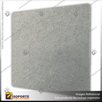 ACRILICO GLITTER CLEAR RAINBOW NOVO 3MM