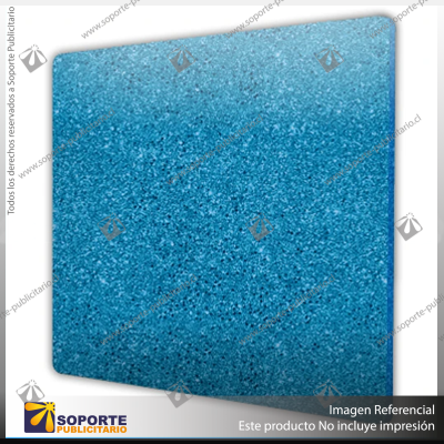 ACRILICO GLITTER CYAN NOVO 3MM