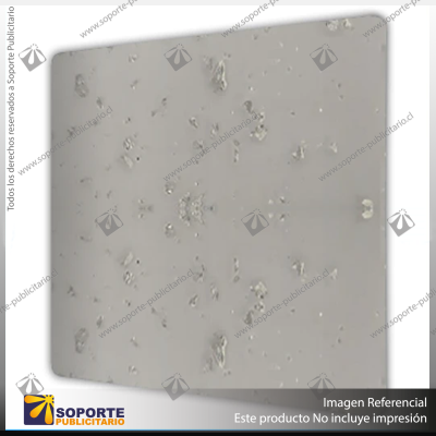 ACRILICO GLITTER FOIL SILVER CLEAR NOVO 3MM