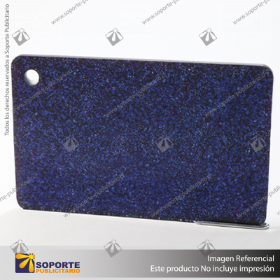 ACRILICO GLITTER MIDNIGHT BLUE NOVO 3MM