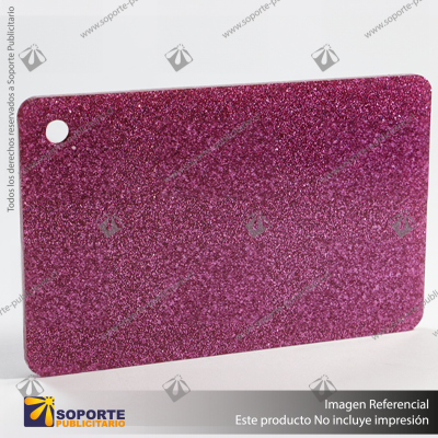 ACRILICO GLITTER PINK NOVO 3MM