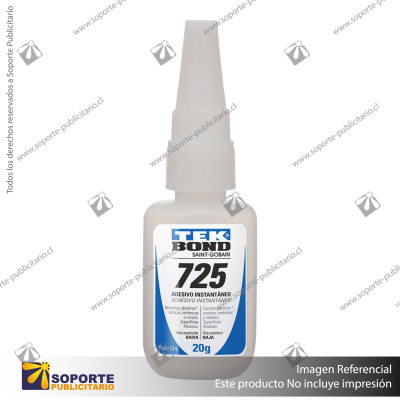 ADHESIVO INSTANTANEO 725 BAJA VISCOSIDAD