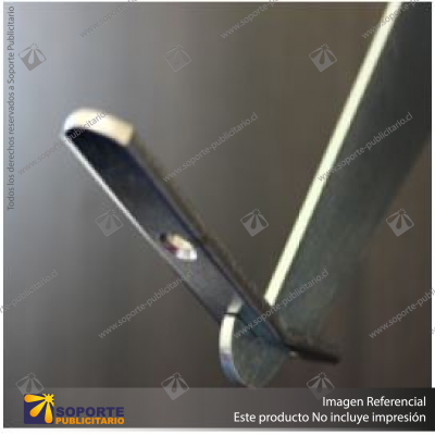 ADJUSTABLE SLOTTED BRACKETS WITH TILT RISE - 200MM 2 LUG (AB200) - ZINC COATED