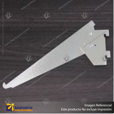 ADJUSTABLE SLOTTED BRACKETS WITH TILT RISE - 450MM 3 LUG (AB450) - ZINC COATED