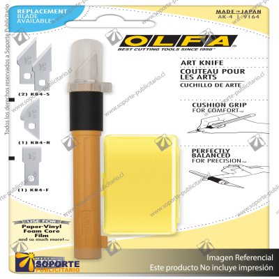 AK-4 CUSHION GRIP ART KNIFE VARIATION: DEFAULT TITLE