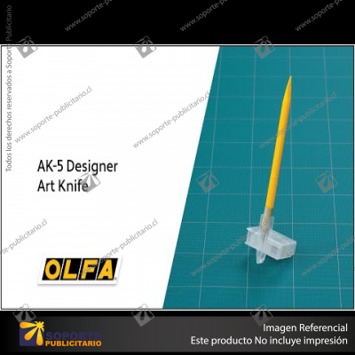 AK-5 DESIGNER GRAPHIC ART KNIFE WITH 30 REPLACEMENT BLADES VARIATION: DEFAULT TITLE