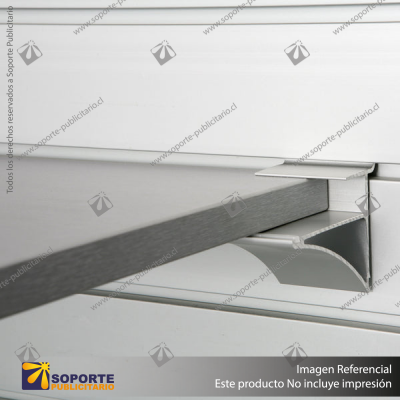 ALUMINIUM SHELF BRACKETS (FOR 6MM-18MM SHELVES)