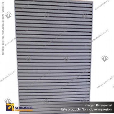 ALUMINIUM SLATWALL - 25MM PITCH